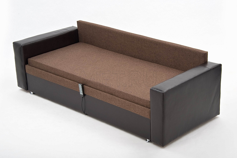 МЕТ JEN с кожаными подлокотниками Диван кровать с электроприводом