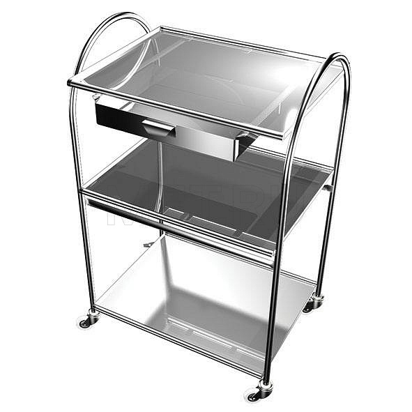  Трехполочный инструментальный стол СИ.(3НС-1)мп