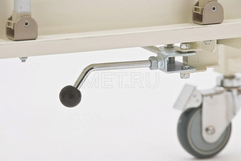 F-43 с боковыми огражд., без штанги для подтягивания Медицинская кровать с туалетом и положением кардио-кресло МЕТ