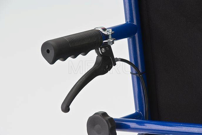 Н 008 (ширина 46) Кресло-коляска с высокой спинкой, сиденье-нейлон МЕТ