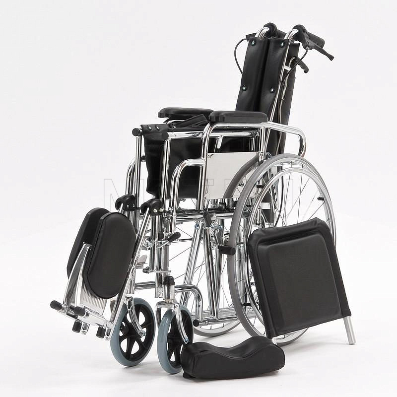 FS954GC-46, Кресло-коляска с высокой спинкой сиденье -кож.зам. от производителя