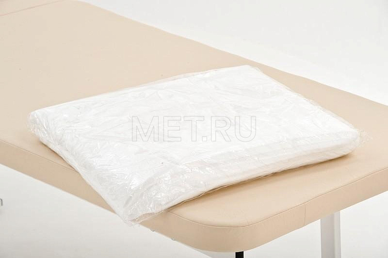 Комфорт, 20 шт/уп Одноразовая простыня из материала СМС, цвет белый 200х80 см