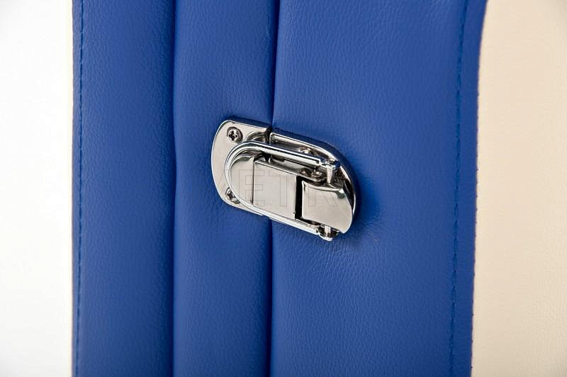 JF-AY 01 Стол массажный складной деревянный, трёхсекционный, кремово-синий от производителя