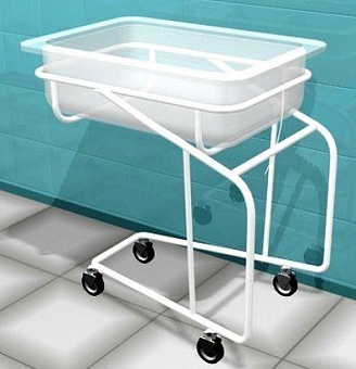 Кровать для новорожденного с акриловым кювезом и стальным каркасом