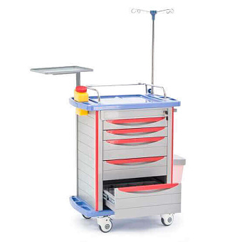 Тележка медицинская для внутрибольничной скорой помощи