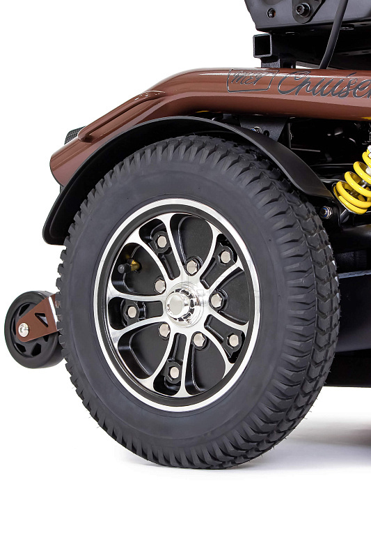 MET CRUISER 21 Кресло-коляска электрическая с сиденьем автомобильного типа коричневого цвета