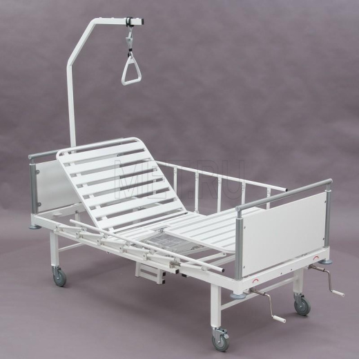 КМФ 943 WHITE WC Кровать медицинская для лежачих больных МЕТ