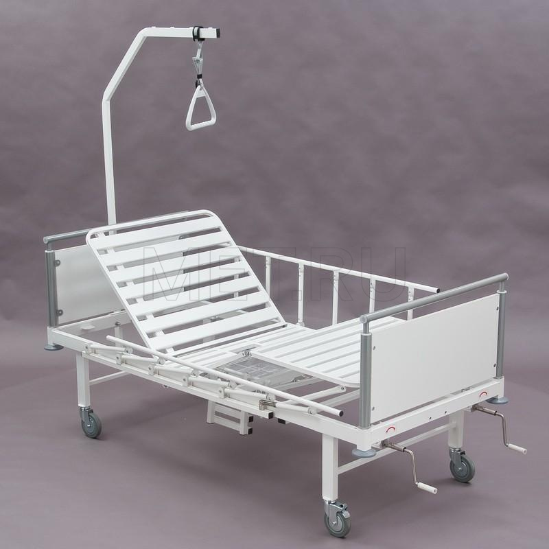 КМФ 943 WHITE WC Кровать медицинская для лежачих больных МЕТ