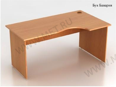 МЕТ Лугано СМ6.1П Криволинейный стол (правый) от производителя