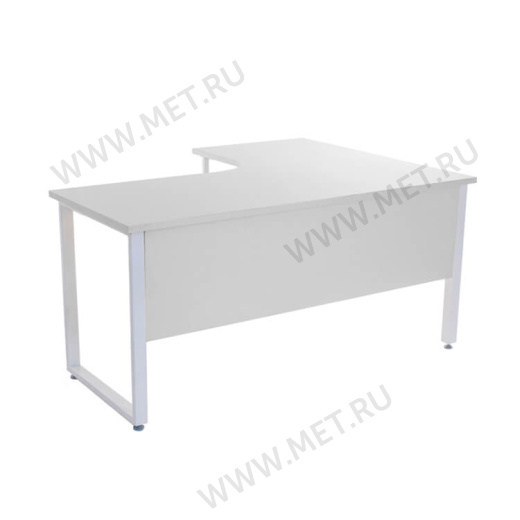 MET LD-200 Стол врача угловой, серый (160х120х75 см) от производителя