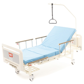 Кровать функциональная механическая с объемно-формованным пластиковым ложем