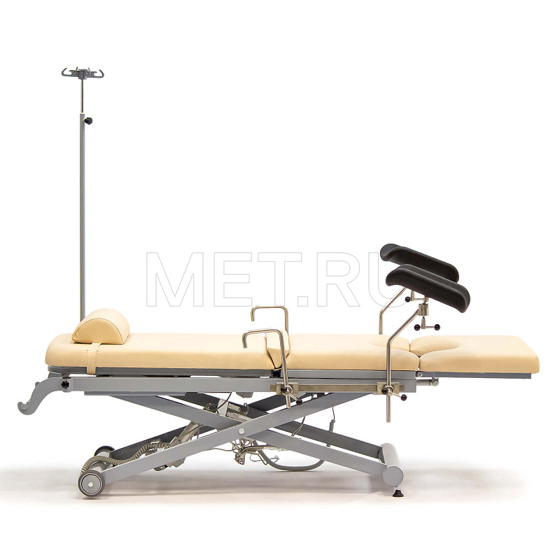 МЕТ KR 16 Гинекологическое кресло-кровать с электроприводом и со стулом для врача в комплекте от производителя