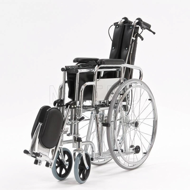 FS954GC-46, Кресло-коляска с высокой спинкой сиденье -кож.зам.