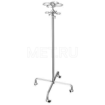 Передвижной штатив из нерж.стали с креплением для четырех ШТ-01 Передвижной штатив из нерж.стали с креплением для четырех