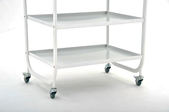 Столик инструментальный, три металлические полки