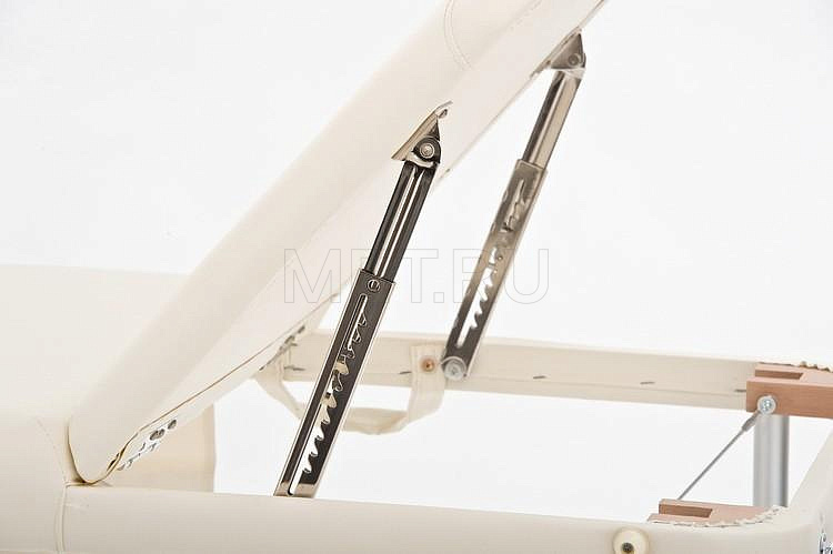 JFAL01А Легкий трёхсекционный алюминиевый массажный стол, кремовый МЕТ