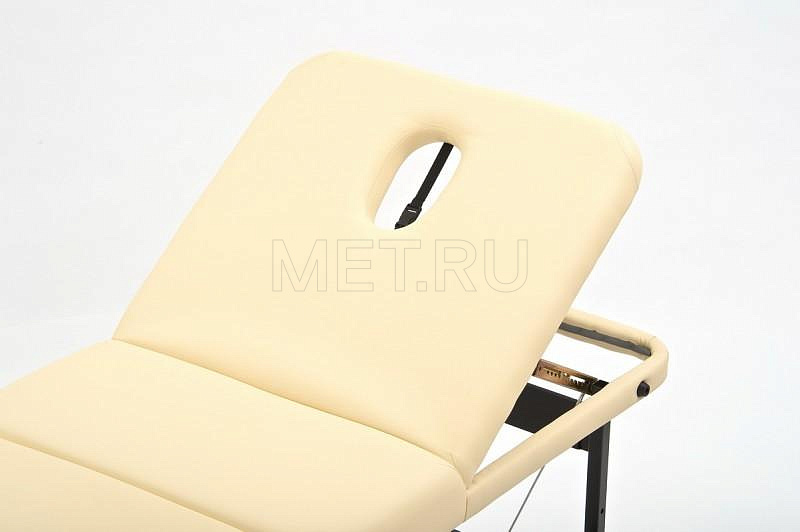 Wendermann Steel 02  (JFST02) Удлиненный до 195 см раскладной массажный стол на стальном каркасе, кремовый МЕТ