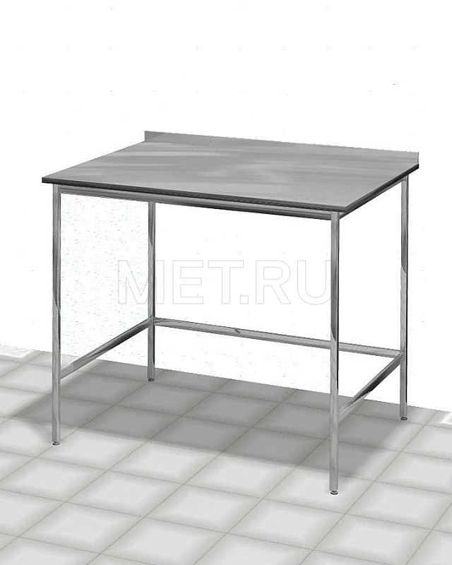 МЕТ AT-B64.5 Стол медицинский технологический с одной столешницей с отбортовкой нерж. от производителя