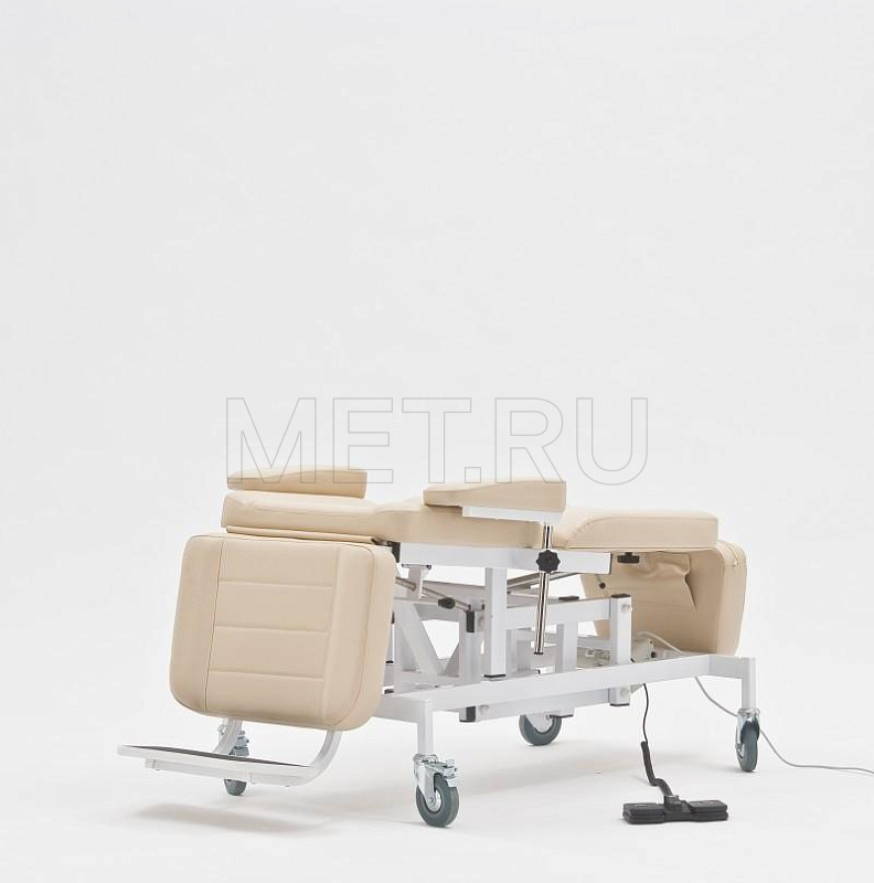 Лор кресло с электроприводом регулировки высоты МЕТ