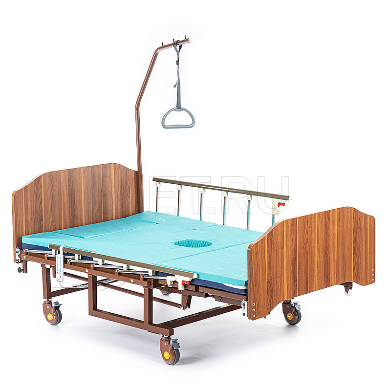 MET REVEL XL ( ширина 120 см) Электрическая фукциональная кровать для ухода за лежачими больными с переворотом и туалетом от производителя