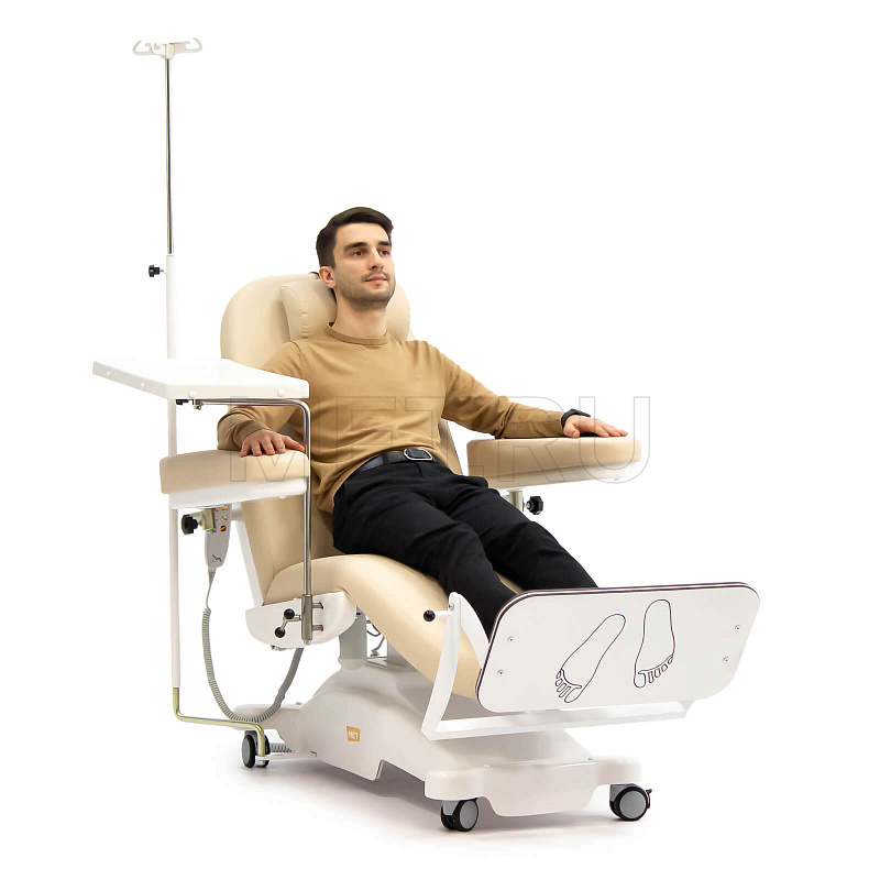 МЕТ МРК-120 Кресло для диализа, химиотерапии и забора крови MET