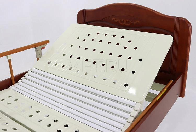 DB-13 ( ММ-12Y) Широкая функциональная кровать электрическая, гибкие секции, спинки - модерн. Тумбочка в подарок ! MET