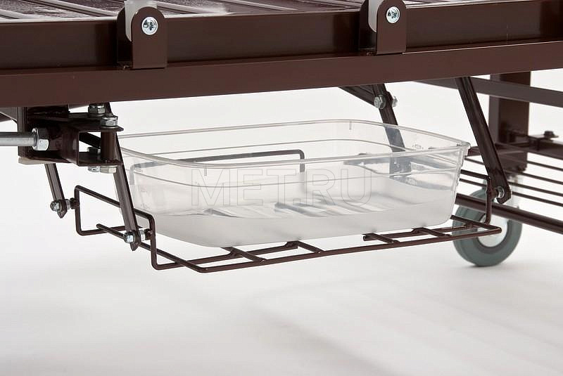 КМФ 942 кардио Кровать кресло  для лежачих больных  с туалетом и столиком, складные ограждения от производителя