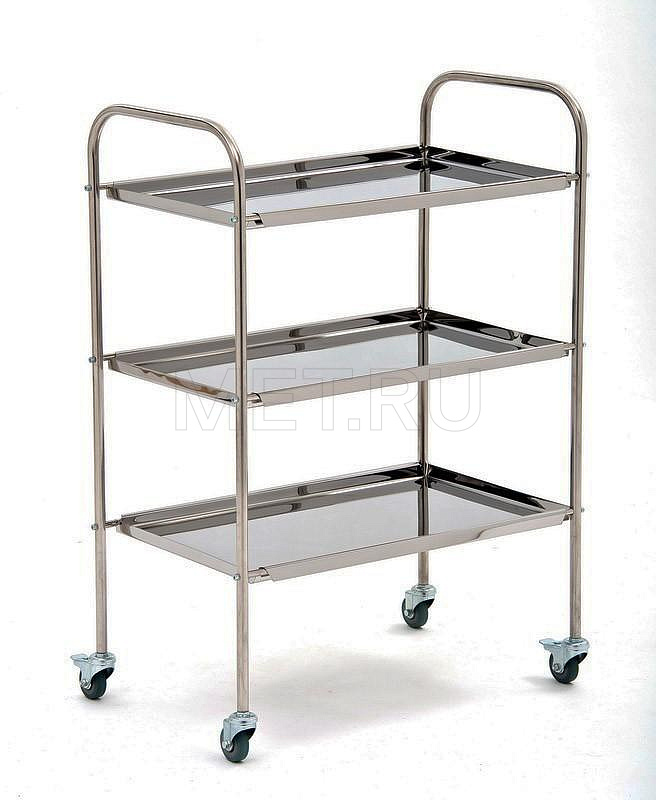 СИ.Б3.03.04 (3Н) Столик инструментальный малый, разборный, нерж. сталь (размер 370х620мм)