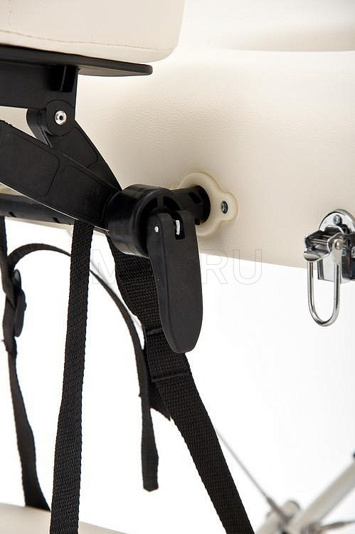 JFAL01А Легкий трёхсекционный алюминиевый массажный стол, кремовый MET