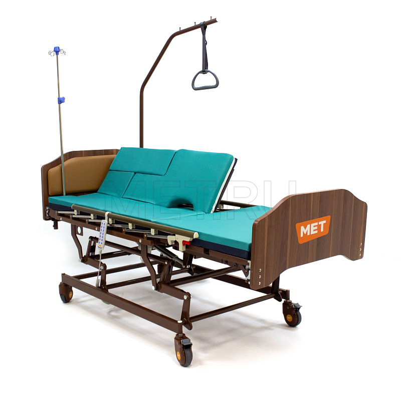 МЕТ REALTA Кровать-кресло с "ушками" - для сна в положении сидя,   с регулировкой высоты, с переворотом и туалетом MET