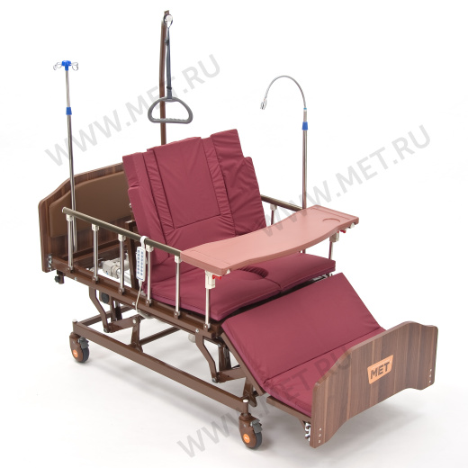 МЕТ REALTA Кровать-кресло с "ушками" - для сна в положении сидя,   с регулировкой высоты, с переворотом и туалетом от производителя