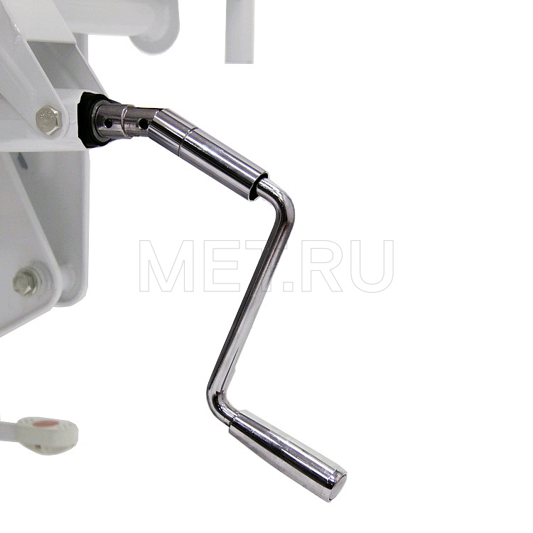  Тележка для перевозки больных с винтовой регулировкой высоты , колеса 125мм, матрас 30мм МЕТ