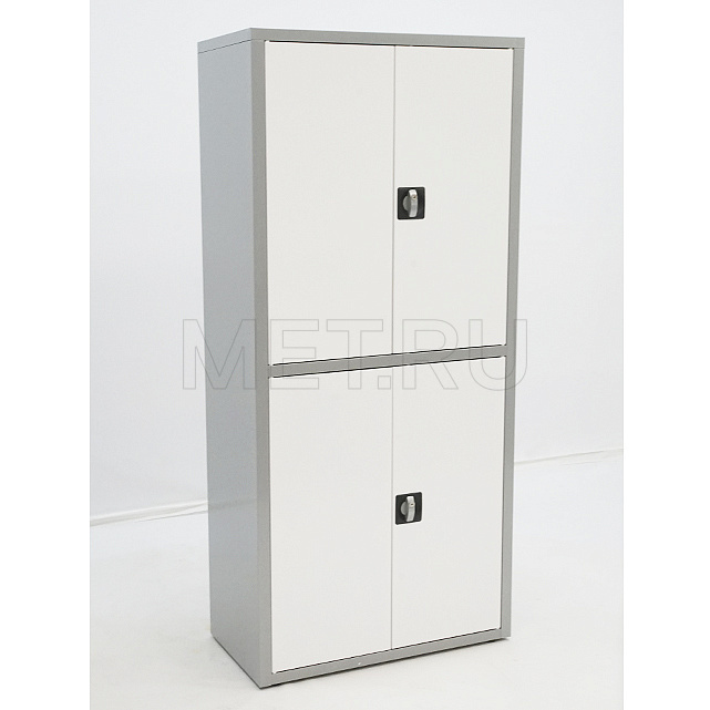 размер 175x80x40 cм МЕТ ВАЛЕНТИЯ 2ММ  Шкаф медицинский,  каркас- серый, дверцы-белые от производителя