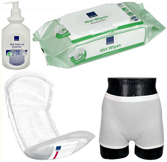 Набор средств при легкой/средней степени недержания