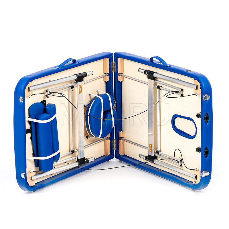 MET Comfort A2 Стол массажный СУПЕРЛЕГКИЙ, алюминий, синий MET