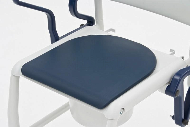 Rebotec Kiel, Германия Туалетный стул с санитарным оснащением, усиленный, серый/синий от производителя