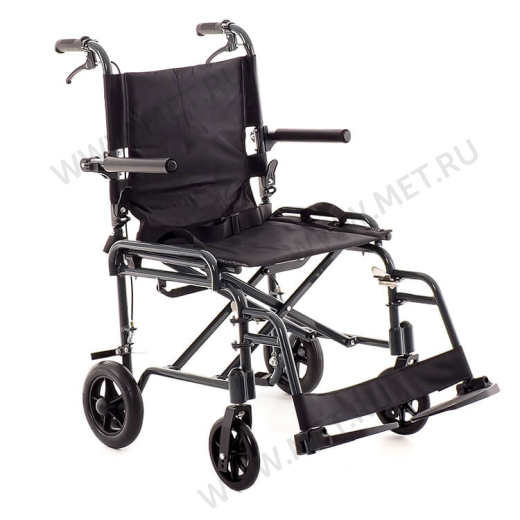 MET 903 Кресло-каталка складная Увеличенного размера, облегчённая, грузоподъемность 130кг от производителя
