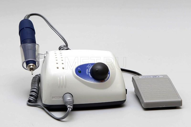 Strong 210/105L Аппарат для маникюра, с педалью и в сумке (35000 об/мин) MET