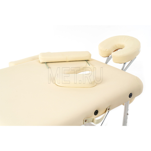 MET Comfort A3 Стол массажный, алюминиевый 3-х секционный, кремовый от производителя