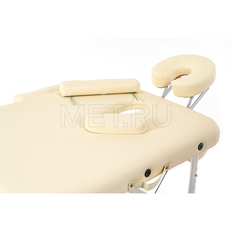 MET Comfort A3 Стол массажный, алюминиевый 3-х секционный, кремовый от производителя