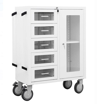 Столик медицинский металлический