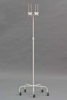 Штатив для вливаний медицинский , на колесах