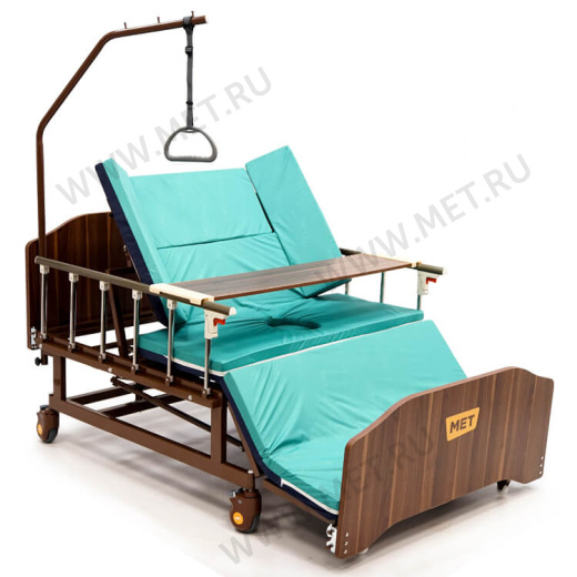 MET REMEKS XL Механическая медицинская кровать для ухода за лежачими больными с  переворотом и туалетом, ширина ложа 120 см! от производителя
