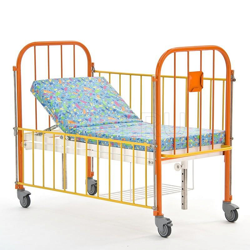 КМФД-7310 Оранж Кровать 2-х секционная детская с регулировкой высоты и наклона ложа MET