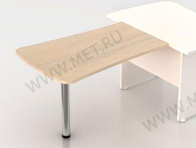 МЕТ Modern К53.18 Приставка к столу с алюминиевой рифлёной опорой от производителя