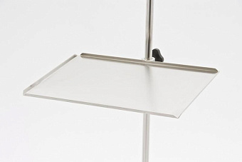 Штатив из нерж стали со столиком для инфузоматов