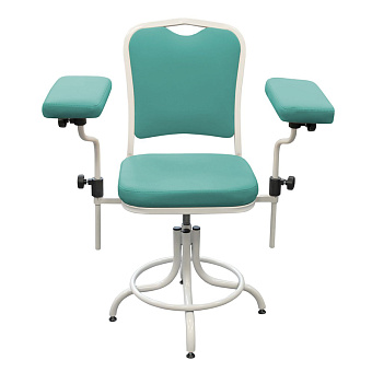 Донорское кресло с регулировкой высоты и кольцом для ног, цвет бежевый