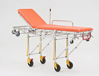 Тележка-каталка два уровня (алюминий) для автомобилей скорой помощи