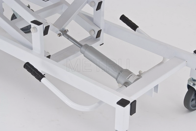 КСМ 3 (бежевая) Тележка для перевозки больных с положением тренделенбург и поднимающимся изголовьем