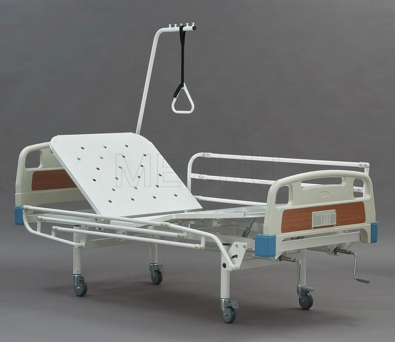 МЕТ КФ3-01 Кровать медицинская функциональная механическая четырехсекционная винтовая.  Внимание !!! выпускается аналог см.арт.9687 по ссылке MET